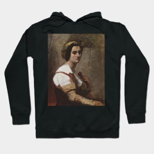 Sibylle by Jean-Baptiste-Camille Corot Hoodie